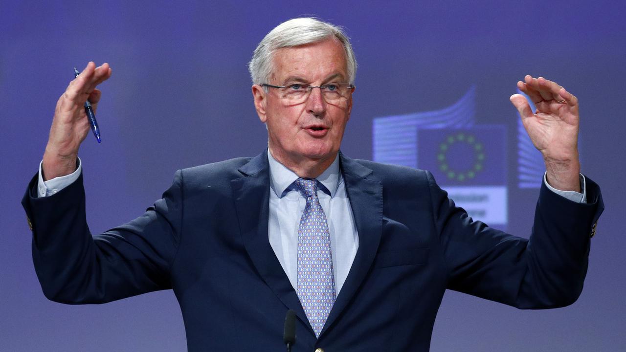 Michel Barnier, le négociateur en chef de l'Union européenne, n'était pas optimiste sur les négociations pour le Brexit. [Pool Photo via AP - Francois Lenoir]