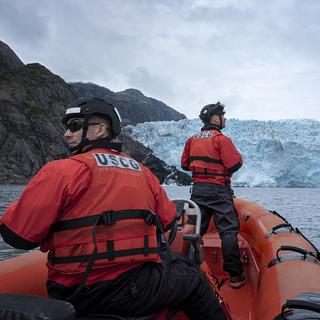 Arctique: Les garde-côtes américains sont aux avant-postes du réchauffement climatique, dans le cadre de l’opération "bouclier arctique". [Photo libres de droits - Laurent Weyl/Collectif Argos]