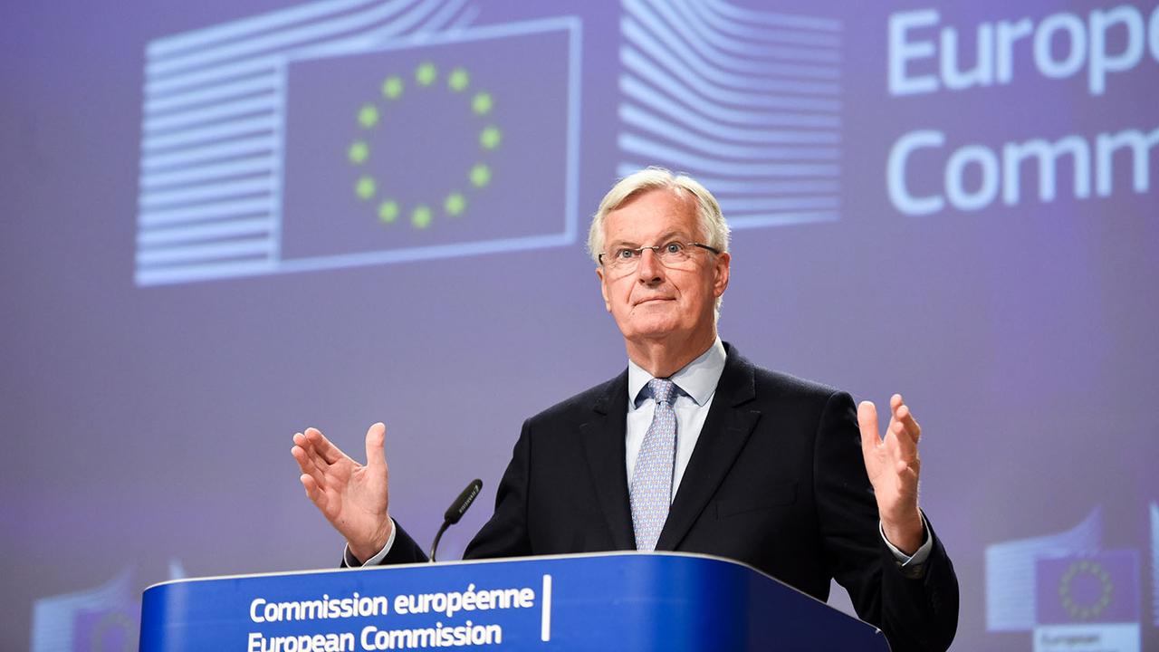 Le négociateur en chef européen Michel Barnier à Bruxelles, 05.06.2020. [Anadolu Agency/AFP - Pool]