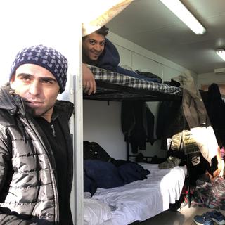 Des migrants en Bosnie-Herzégovine [RTSreligion - Gabrielle Desarzens]