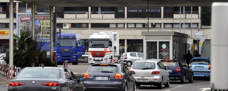 La douane entre la Suisse et l'Italie à Ponte Tresa.