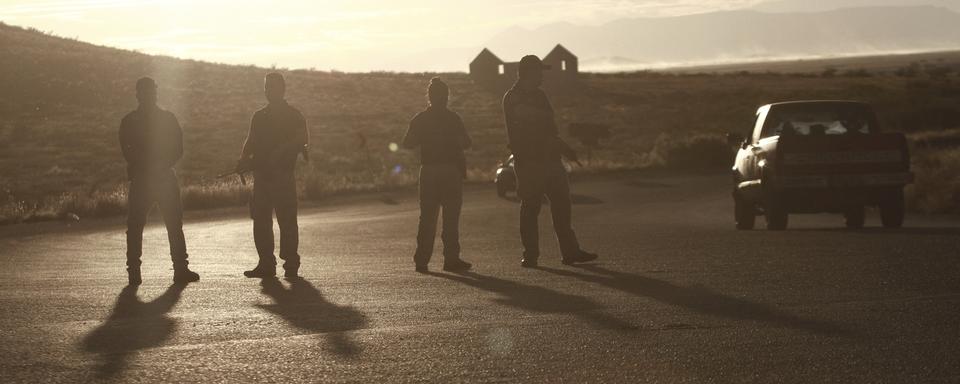 Des policiers de l'état de Chihuahua au Mexique. [Keystone - Christian Chavez/AP]