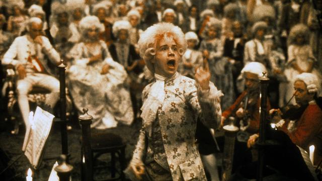 Tom Hulce dans le rôle d'Amadeus. [Collection ChristopheL via AFP]