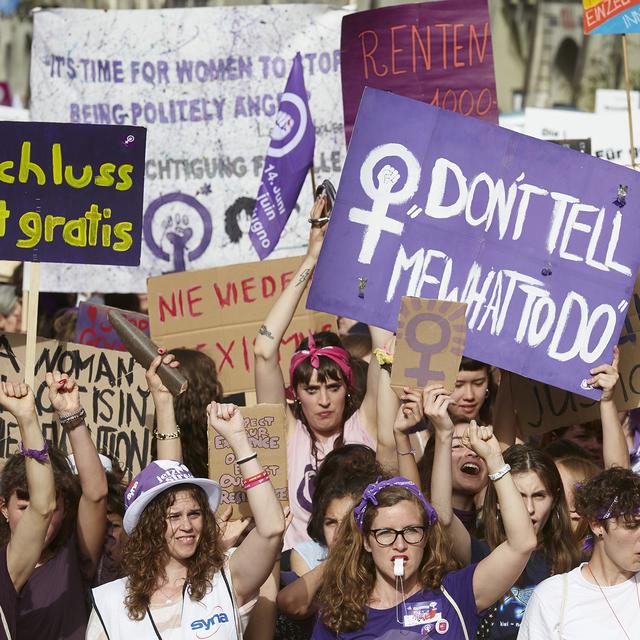 Une photo du livre "Nous: au cœur de la grève féministe". [DR - Annette Boutellier]