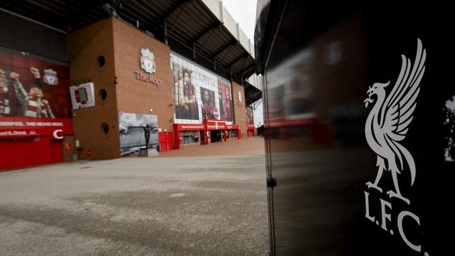 Le stade d'Anfield à Liverpool. [EPA/Keystone - Peter Powell]