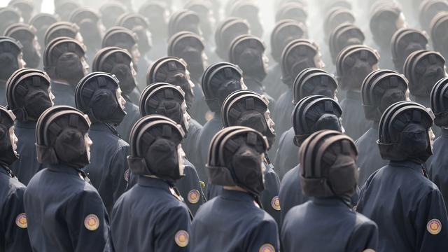 Les deux Corées sont toujours techniquement en guerre depuis l'armistice ayant mis fin à la Guerre de Corée en 1953. [Keystone - Wong Maye-E]