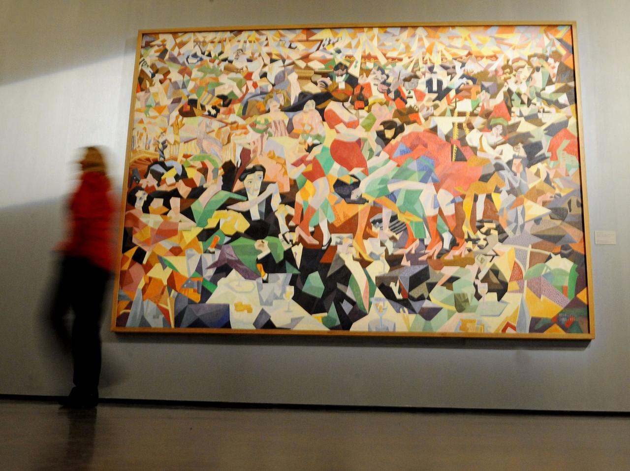 "Pan Pan Dance at Monico" (1909-1911) de Gino Severini. [AFP - TIZIANA FABI]