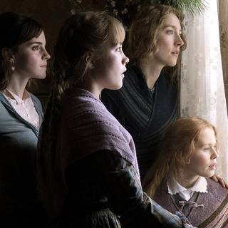 Les actrices principales de l'adaptation des ''Quatre filles du Docteur March'' réalisée par Greta Gerwig. [Sony Pictures via AP/Keystone - Wilson Webb]