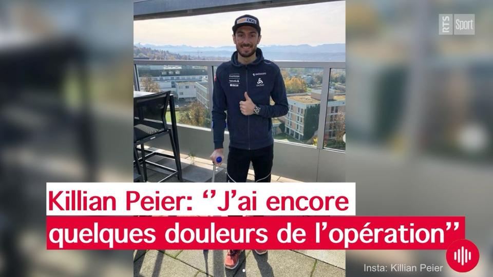 Killian Peier a été victime le 24 octobre d'une déchirure du ligament croisé du genou droit. [instagram: Killian Peier]