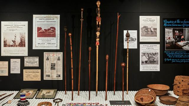 Le Musée d'ethnographie de Neuchâtel consacre une exposition aux missionnaires suisses partis en Afrique. [Musée d’ethnographie de Neuchâtel - Prune Simont-Vermot]