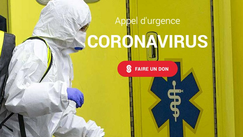Coronavirus: appel aux dons de la Chaîne du Bonheur. [Keystone - Salvatore DiNolfi]