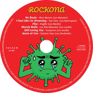 La rondelle du CD Rockona des élèves des collèges Stockmar et Thurmann de Porrentruy du cours facultatif "groupe de rock". [DR]