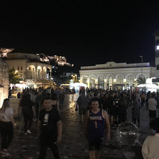 Ambiance à Athènes [RTS - Cédric Guigon]
