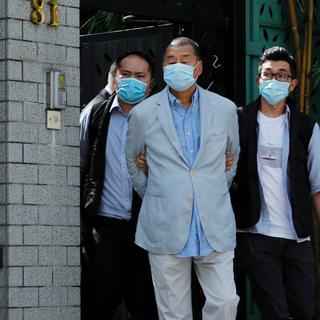 Le milliardaire et patron de presse hongkongais Jimmy Lai fait partie des figures du camp pro-démocratie arrêtées lundi. [Reuters - Tyrone Siu]