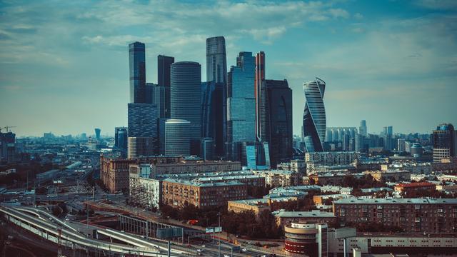 La ville de Moscou, et le centre des affaires modernes. [Depositphotos - chaoss]