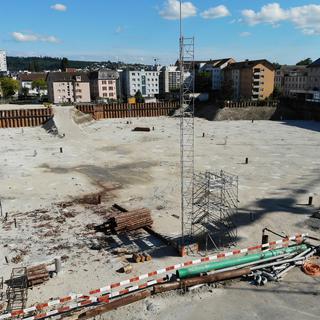Le chantier du Campus Bienne va accuser au moins trois ans de retard. [KEYSTONE - Adrian Reusser]