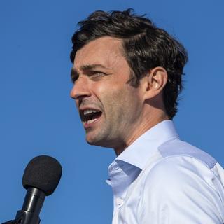 Le candidat démocrate au Sénat pour la Géorgie Jon Ossoff. [Keystone/EPA - Erik S. Lesser]