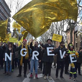 Les Français descendent à nouveau dans la rue contre la réforme des retraites. [AFP - Pascal Pavani]