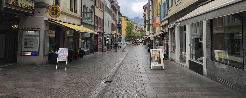 Les commerçants vaudois souffrent de la crise du Covid-19 [RTS - Anne Kearney]