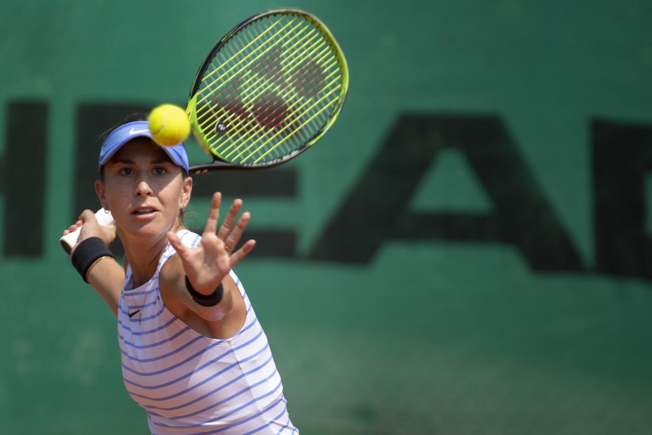 Après avoir disputé les Interclubs, Belinda Bencic a renoncé au voyage américain. Elle n'est pas la seule. [Keystone-Ti-Press - Davide Agosta]