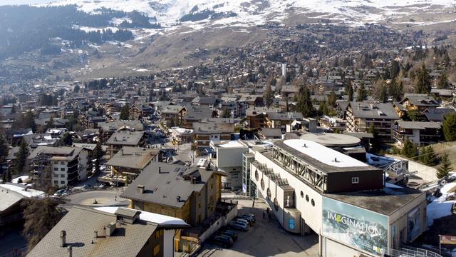 Verbier serait un foyer majeur du nouveau coronavirus. [Keystone - Laurent Darbellay]