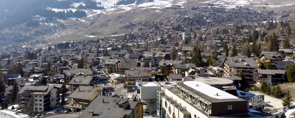 Verbier serait un foyer majeur du nouveau coronavirus. [Keystone - Laurent Darbellay]