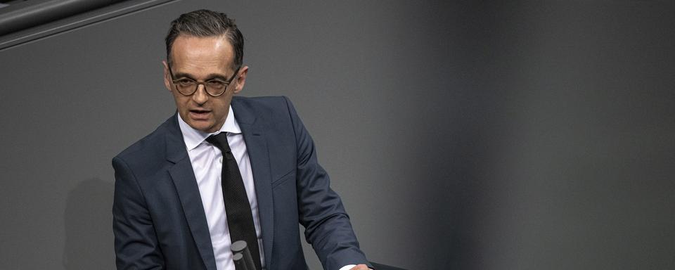 Le ministre allemand des Affaires étrangères Heiko Maas est à l'origine de cette réunion. [Keystone - DPA/Fabian Sommer]