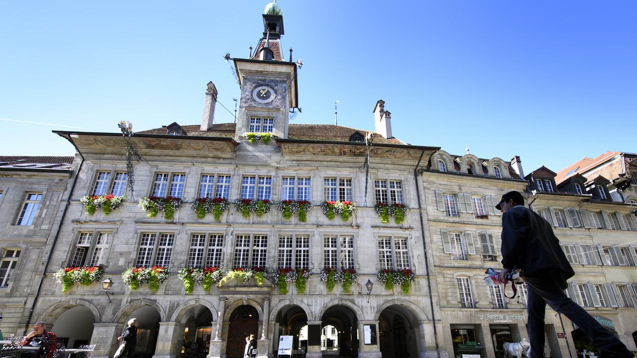 L'Hôtel-de-Ville de Lausanne, pris en photo en septembre 2017. [Keystone - Laurent Gillieron]