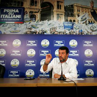 Les journaux italiens mettent en avant le revers de Matteo Salvini. [Reuters - Alessandro Garofalo]