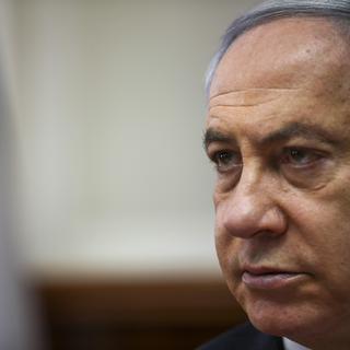 Le Premier ministre israélien Benjamin Netanyahu, photographié ici le 8 mars 2020. [AP/Keystone - Oded Balilty]