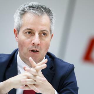 Pierre-Antoine Hildbrand, municipal en charge de la Sécurité et de l'Economie de la ville de Lausanne. [Keystone - Valentin Flauraud]