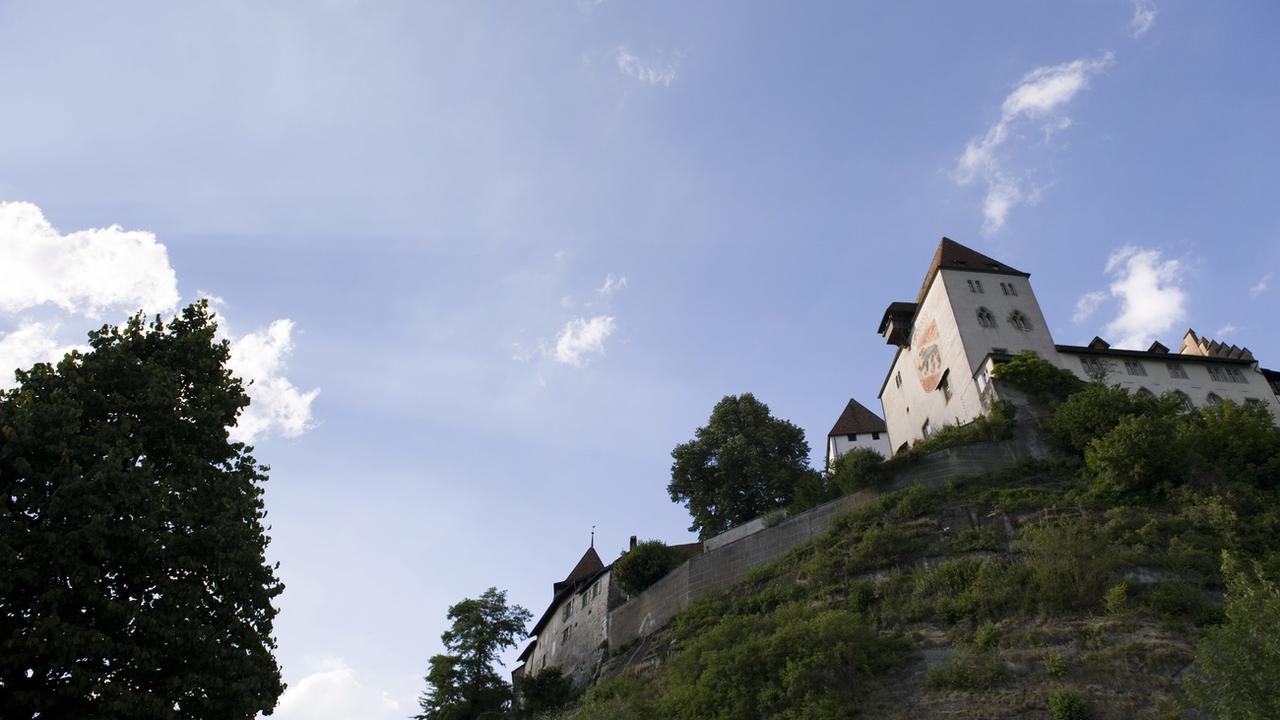 Le château de Berthoud avant sa transformation en auberge de jeunesse et musée [Keystone - Alessandro della Valle]