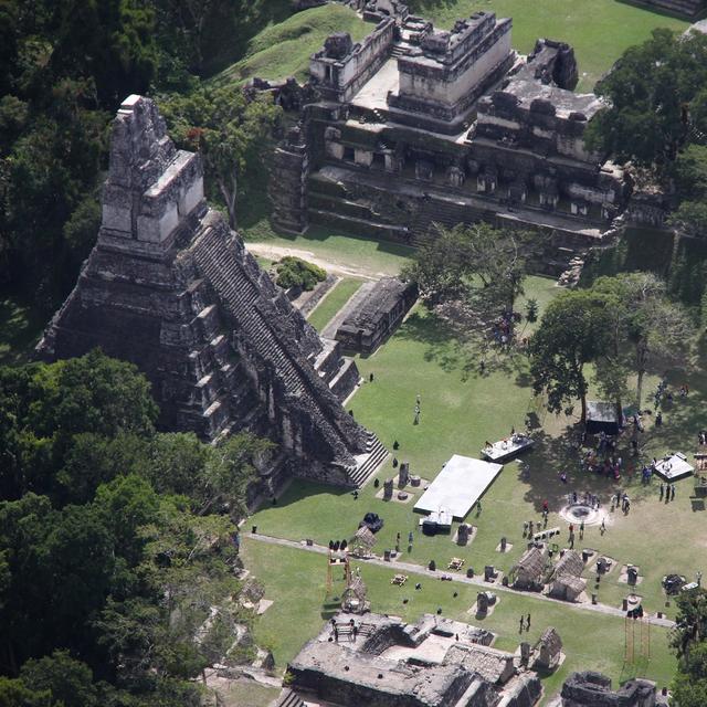 Le site archéologique de Tikal au Guatemala. [Especial / Notimex via AFP]