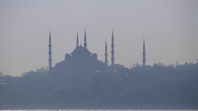 L'avenir de l'ancienne basilique Sainte-Sophie d'Istanbul est désormais plongé dans le trouble. [Aurimages/AFP - Jean Daniel Sudres]