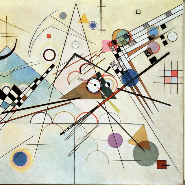 "Composition VIII" Peinture de Vassily Kandinsky, 1915. [AFP - Luisa Ricciarini]