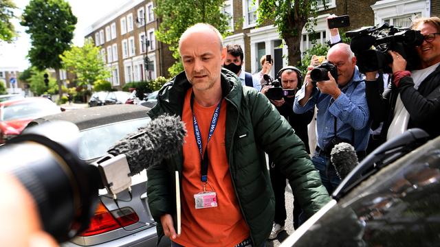 Dominic Cummings, le conseiller spécial de Boris Johnson, garde la confiance du Premier ministre malgré sa violation des règles de confinement. [Keystone/EPA - Andy Rain]