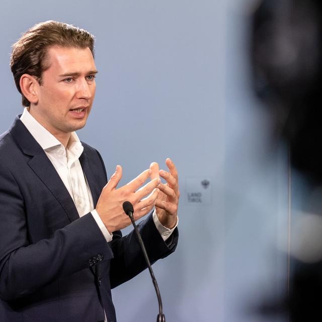 Le chancelier autrichien Sebastian Kurz. [APA/EXPA/Keystone - Johann Groder]