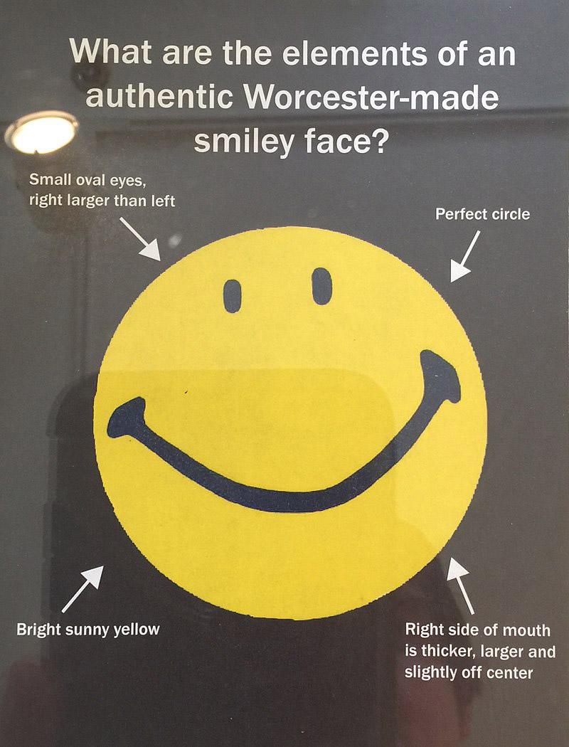 L'authentique smiley créé en 1963 par Harvey Ball. [CC-BY-SA 4.0]