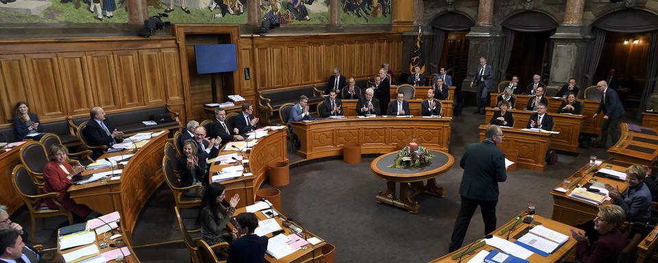 Un débat au Conseil des Etats, à la session d'hiver. Berne, le 16 décembre 2019 (image d'illustration). [Keystone - Anthony Anex]