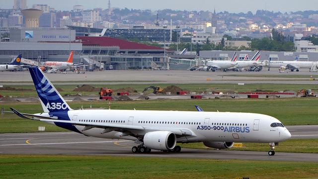 Le conflit est né autour du programme d'avion long-courrier A350 d'Airbus. [AFP - Eric Cabanis]