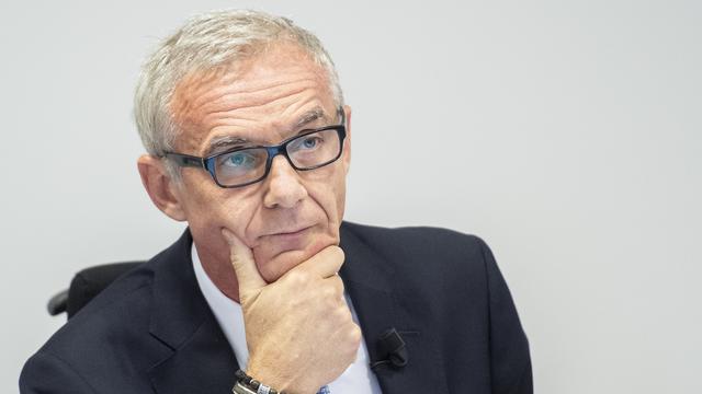 Urs Rohner a été réélu à la présidence de Credit Suisse. [Keystone - Ennio Leanza]