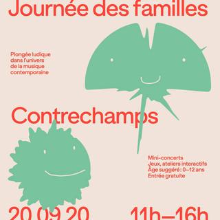 L'affiche de la "Journée des familles" organisées par l'Ensemble Contrechamps, le 20 septembre 2020 au Studio Ernest-Ansermet à Genève. [DR]