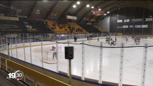 Coronavirus: en hockey sur glace, des clubs doivent jouer à huis clos. Les supporters sont ainsi privés de patinoire.