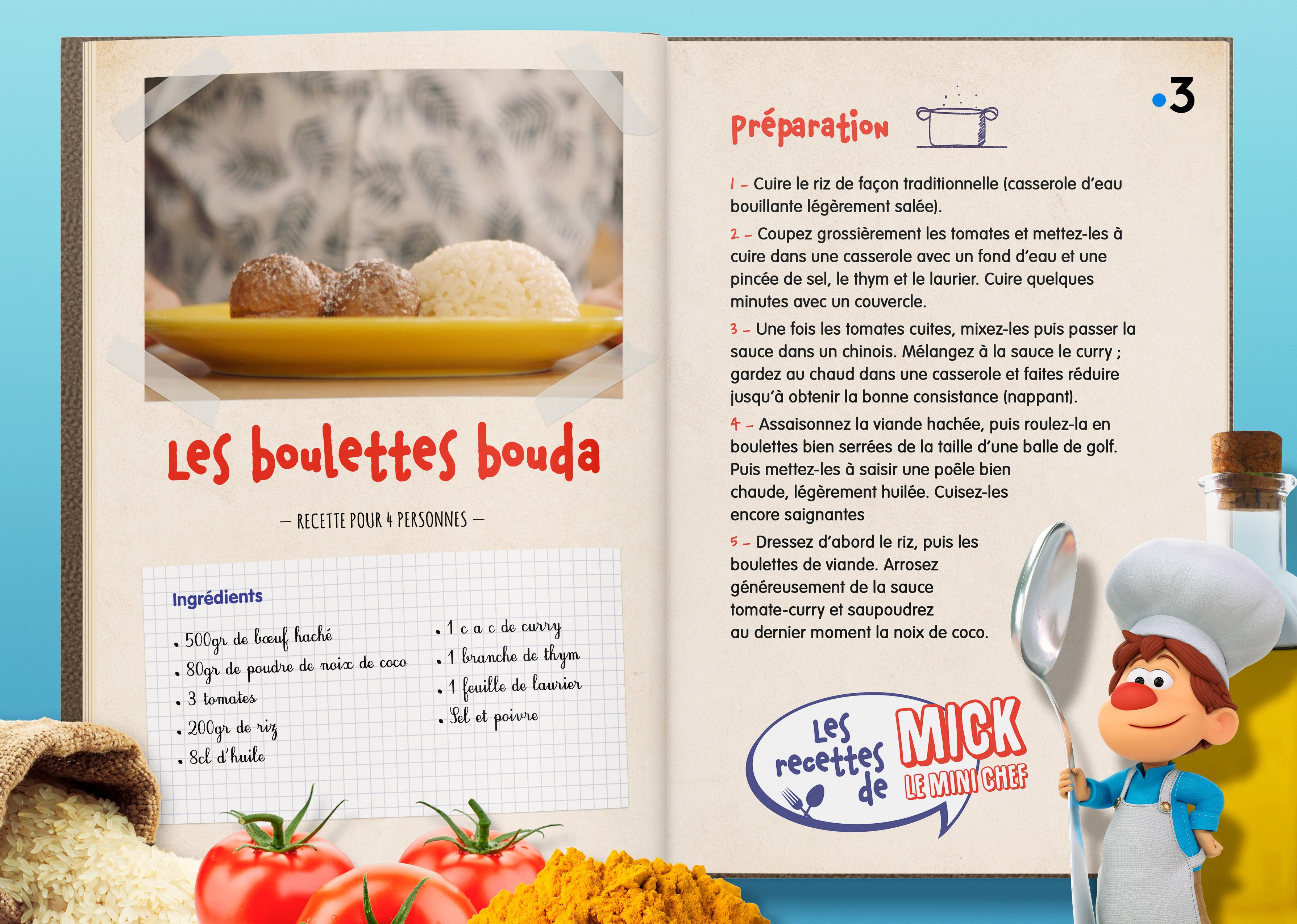 La recette des Boulettes Bouda. [Studio Redfrog - AnimationsFabrik]