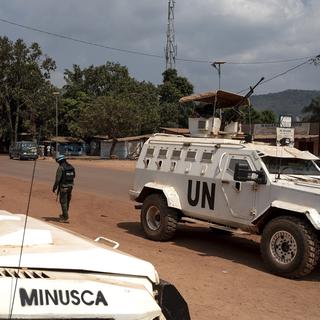 La République centrafricaine menace de replonger dans la violence à quelques jours des élections. [EPA/Keystone - Adrienne Surprenant]