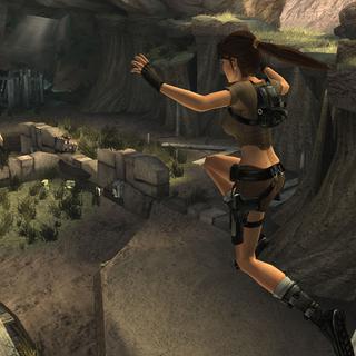 Le personnage de jeux vidéos à succès Lara Croft. [AP photo/Keystone]