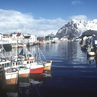 Le port norvégien de Kirkenes, nouvelle porte de l'Arctique. [EPA/Keystone - Str]