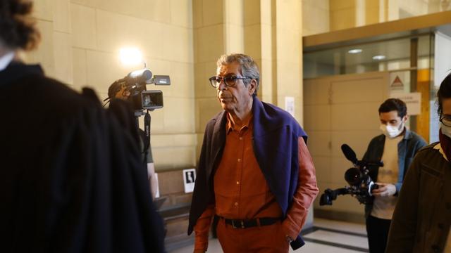 Patrick Balkany à son arrivée à la cour d'appel de Paris ce mercredi. [AFP - Thomas Samson]