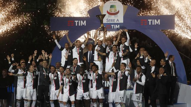 La Juventus tentera cette saison de remporter un dixième "Scudetto" d'affilée. [AP Photo/Antonio Calanni]