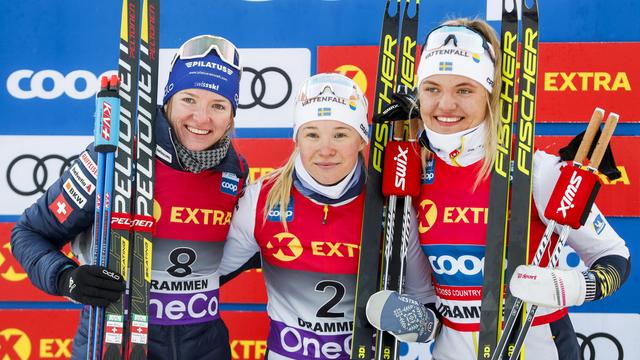 Nadine Fähndrich a terminé 2e à 0''24 de la gagnante suédoise Jonna Sundling. [Terje Bendiksb]